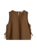 Marc O'Polo DENIM Blusen-Top boxy in Umbra Brown