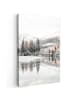 MuchoWow Leinwand bilder Gefrorener Fluss (BxH)