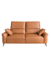 Angel Cerdá Sofa 6208 in Braun/Schwarz – (B)209 x (T)107 x (H)105 cm