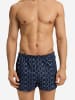 Hanro Boxer Cotton Sporty in blue diamonds