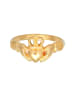 Elli Ring 925 Sterling Silber Claddagh, Herz, Krone in Gold