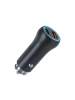 Setty Setty Kfz-Ladegerät USB-A + USB-C 20W CC-AC-201 schwarz