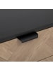 5five Simply Smart Nachttisch CHEVRONS in Schwarz, 50 x 40 x 45 cm