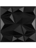 COSTWAY 100 Stück 3D Wandpaneele Diamant 30x30cm in Schwarz