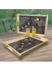 Mr. & Mrs. Panda Serviertablett Holz Geister Villa Design ohne S... in Weiß