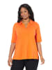 Ulla Popken Poloshirt in helles orange