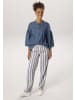 Aniston CASUAL Jeansbluse in dunkel blau