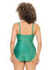 Ulla Popken Badeanzug in grün
