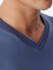 Schiesser Pyjamaoberteil Mix Relax in faded denim