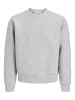 JACK & JONES Junior Scuba Sweatshirt Rundhals Loose Fit Jcolegacy in light grey melange