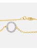 Diamant L'éternel Armband aus 375 Gelbgold mit 0.06 Karat Diamant