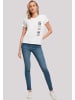 F4NT4STIC Ladies Box T-Shirt Take It Easy in weiß