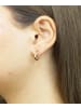 Diamant L'éternel Creolen aus 375 Gelbgold