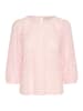 Kaffe Langarm-Bluse KAloren Regular fit in Pink Mist