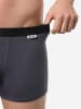 Nur Die  Boxer Cotton Stretch Retroshorts in navy / graumelange / grau