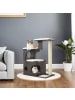 Feandrea Katzenbaum Caen in Nebelgrau - (B)42 x (H)88 x (T)66 cm