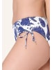Linga Dore shorty Bikini in Blue white print