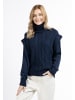 DreiMaster Damen Strickpullover in MARINE