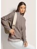 MADELEINE Kaschmir-Pullover mit Pointelle-Muster in cappuccino