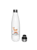 Mr. & Mrs. Panda Thermosflasche Lama Regenbogen mit Spruch in Weiß