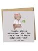 Mr. & Mrs. Panda Grußkarte Beamtin Humor mit Spruch in Grau Pastell