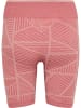 Hummel Hummel Tight Shorts Hmlmt Yoga Damen Atmungsaktiv Schnelltrocknend Nahtlosen in WITHERED ROSE/ROSE TAN MELANGE