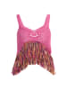 IZIA Damen Strick Top in Pink Mehrfarbig