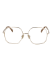 Max Mara Frauen Optische Fassungen Rechtwinklig Gold