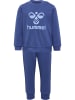 Hummel Druckknopf Sweat Anzug Hmlarine Lebensstil Kinder in DARK DENIM