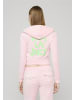 Juicy Couture Juicy Couture Zip-Kapuzenpullover in juicy pink