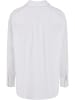 Urban Classics Urban Classics Ladies Oversized Cotton Blouse in white