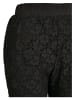 Urban Classics Urban Classics Damen Ladies Lace Jersey Jog Pants in black