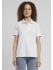 Urban Classics Urban Classics Ladies Polo Shirt in white