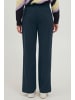 b. young BYDANTA SLIT PANTS - HEAVY WOVEN Regular fit in Total Eclipse