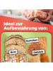 Lumaland Brotkasten Cuisine mint mit Bambusdeckel grün