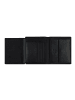 mano Don Andrea Geldbörse RFID Schutz Leder 10 cm schwarz