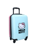 COFI 1453 Hello Kitty Trolley Koffer „Voyage Vibes“ – Blau-Rosaverspieltem in Rosa