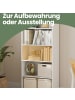 VASAGLE Bücherregal Custos in Weiß - (B)60 x (H)178.5 x (T)24 cm