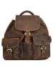 Greenburry Vintage Daypack Leder 40 cm in braun
