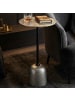 FineBuy Beistelltisch in Silber / Aluminium / 29x29x60