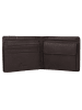 mano Don Leonardo Geldbörse RFID Leder 10 cm dunkelbraun