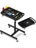 COSTWAY 2-in-1 Werkzeugtisch Rollbar in Schwarz