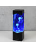 SATISFIRE Jellyfish Lampe Aquarium 3 schwimmende Quallen Dekoleuchte USB Batterie blau