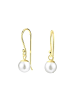 Alexander York Ohrringe, PERLE 6 mm in Gold aus 925 Sterling Silber, 2-tlg. in silber