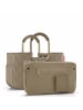 Reisenthel loopshopper M / Shopper 40 cm (teddy leo olive) in frame rhombus olive