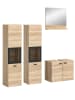 ebuy24 Badmöbelset Boston (4-teilig) Eiche 137 x 33 cm