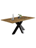 58 aufm Kessel ESSZIMMERTISCH Elda 2 180 x 90 x 75 Esstisch Schwarzstahl/Plankeneiche