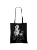 Mr. & Mrs. Panda Tragetasche Panda Geocaching mit Spruch in Schwarz