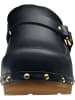 Sanita Comfortwear Clog "Wood-Lillen Open" in Schwarz