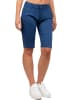 Cipo & Baxx Cipo & Baxx Damen Straight Fit Capri Hose Mid Waist WK186 Navy Blue W25/